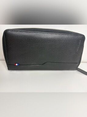 Women’s Bison Denim Leather Wallet Clutch